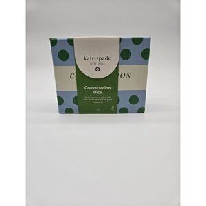Kate Spade X Target Conversation Dice NIB Green Blue Polka Dot